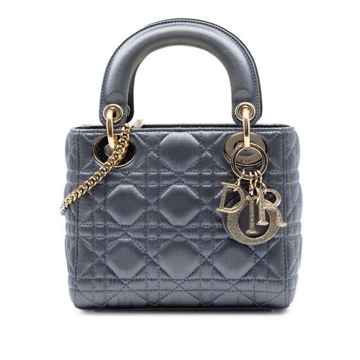 Mini Satin Cannage Swarovski Crystal Lady Dior - Image 1