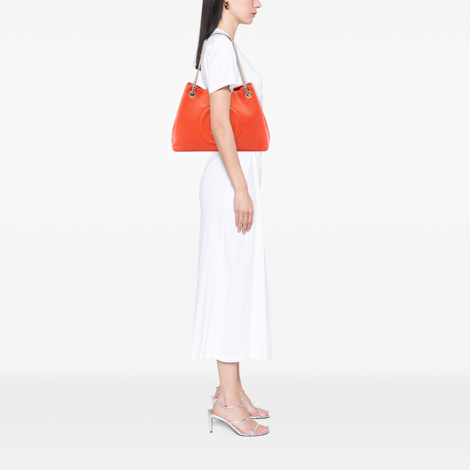 Medium Calfskin Soho Chain Tote - Image 7