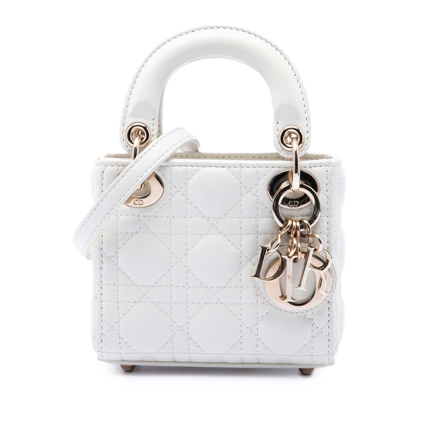 Micro Lambskin Cannage Lady Dior - Image 1