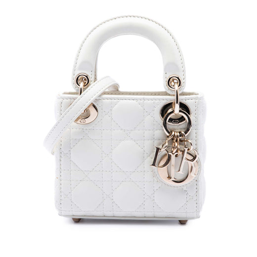 Micro Lambskin Cannage Lady Dior - Image 1