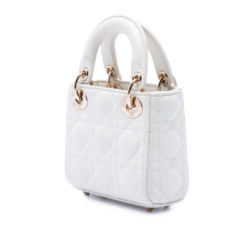 Micro Lambskin Cannage Lady Dior - Image 2