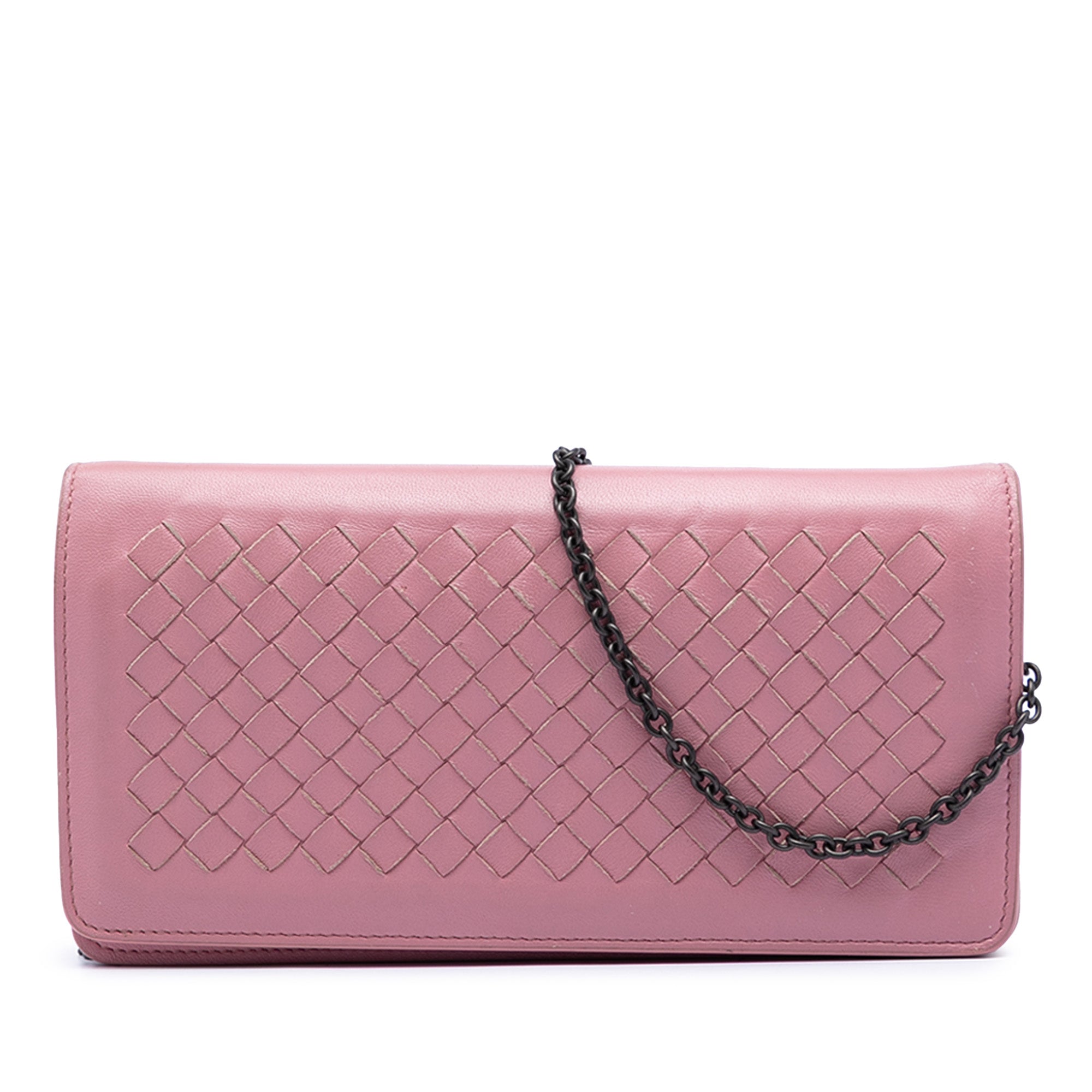 Nappa Intrecciato Continental Wallet on Chain - Image 1