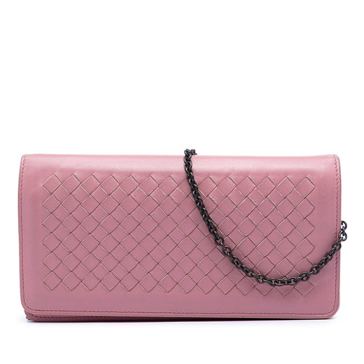 Nappa Intrecciato Continental Wallet on Chain - Image 1