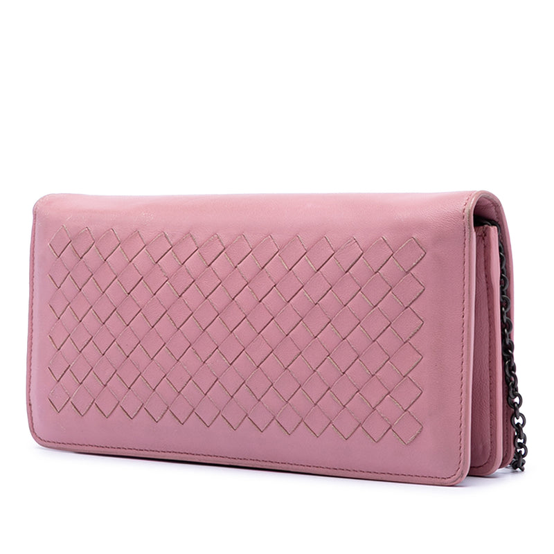 Nappa Intrecciato Continental Wallet on Chain - Image 2