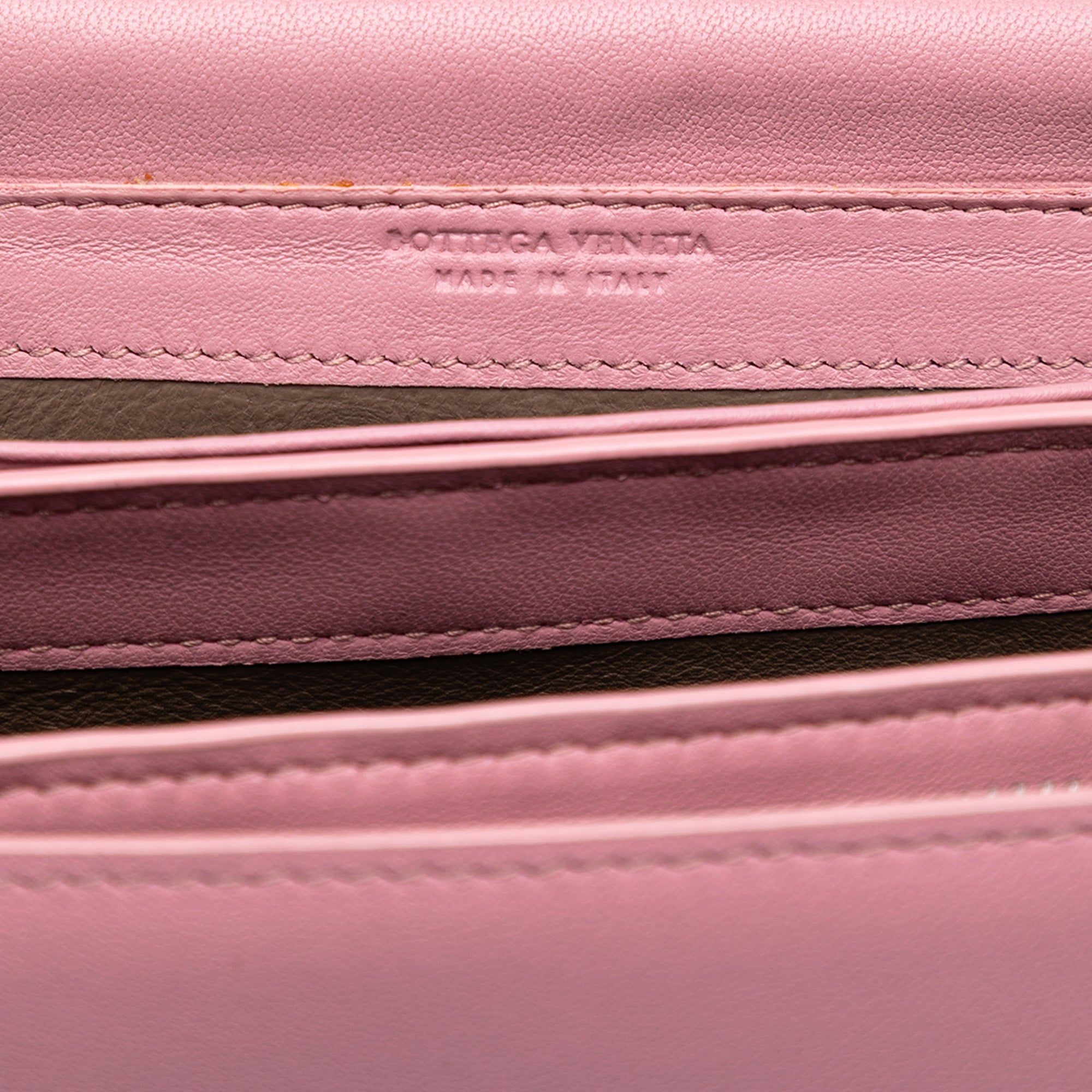 Nappa Intrecciato Continental Wallet on Chain - Image 5