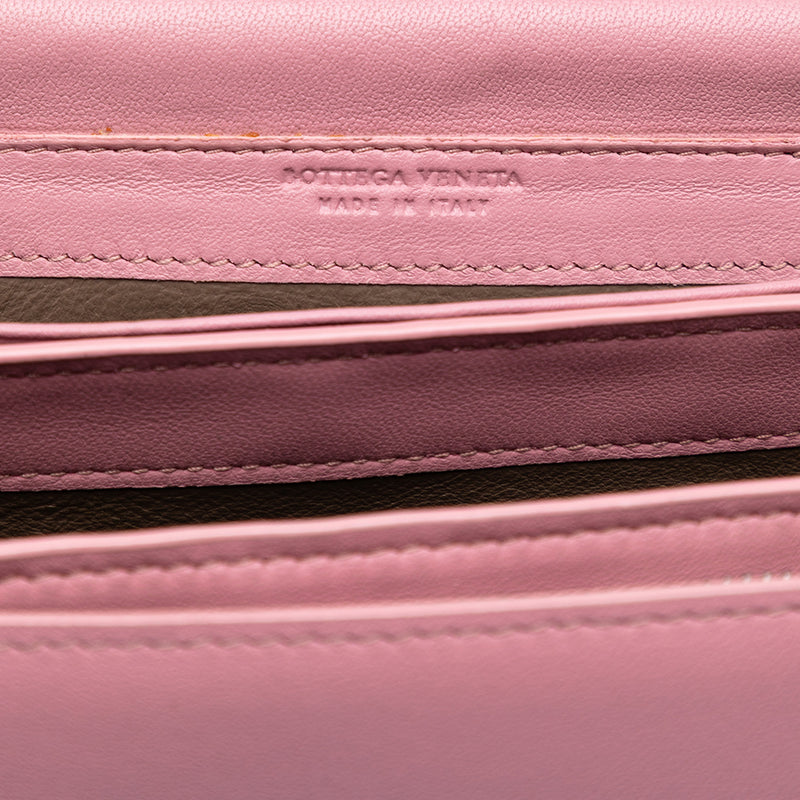 Nappa Intrecciato Continental Wallet on Chain - Image 5