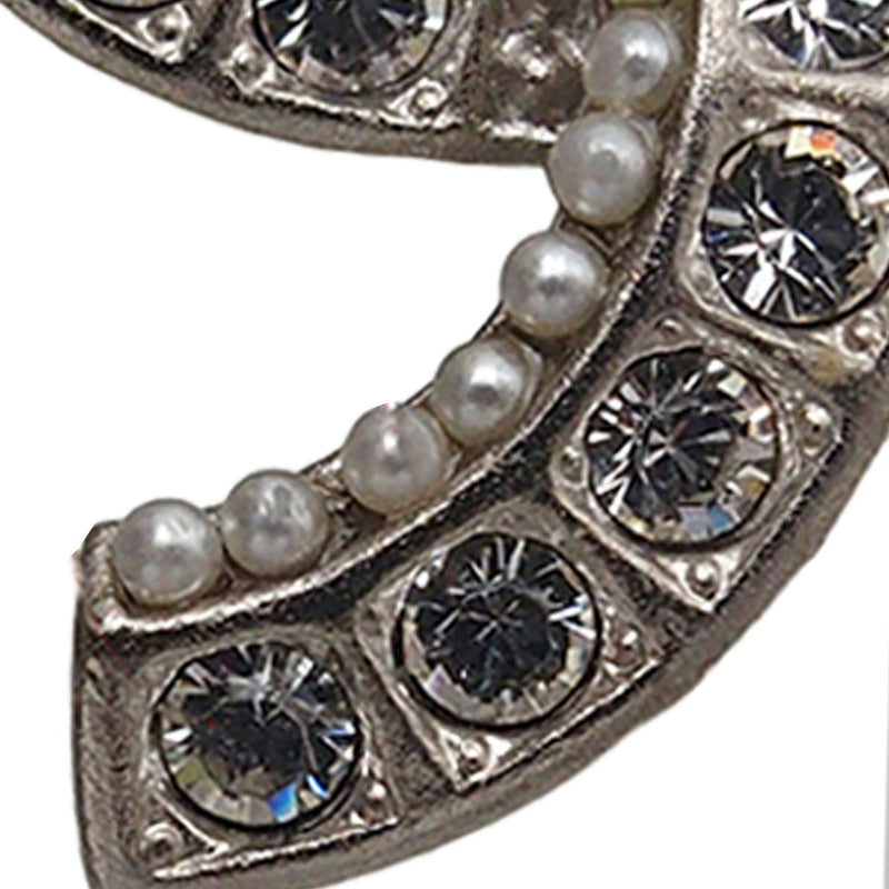 CC Brass Strass and Faux Pearl Pendant Necklace - Image 10