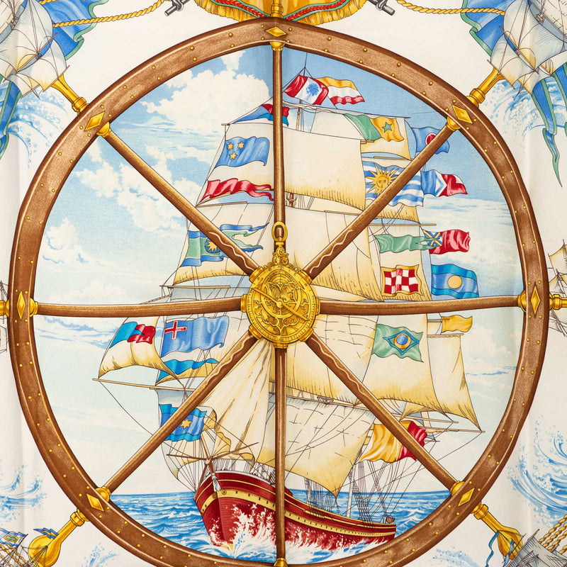 Vive le Vent Silk Scarf 90 - Image 7