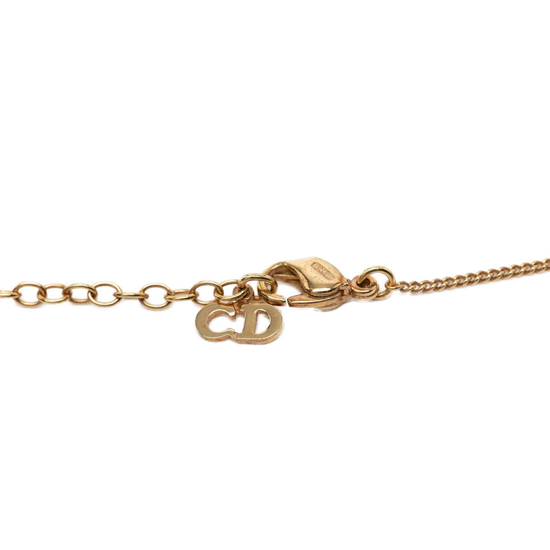 Gold Plated Logo Round Pendant Necklace - Image 3