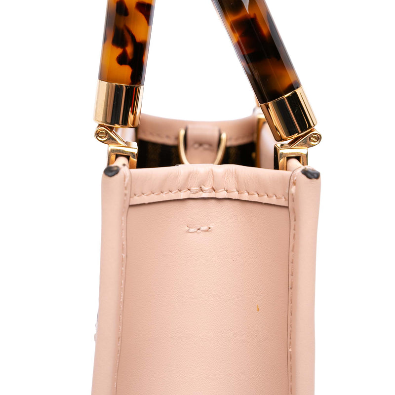 Mini Leather Sunshine Shopper Tote - Image 10