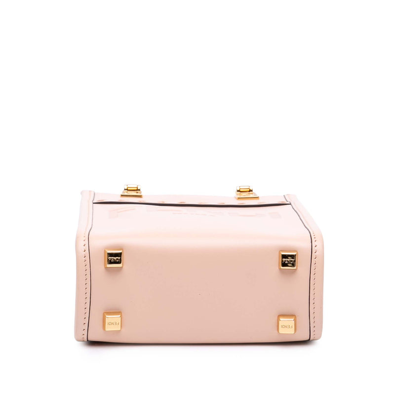 Mini Leather Sunshine Shopper Tote - Image 3