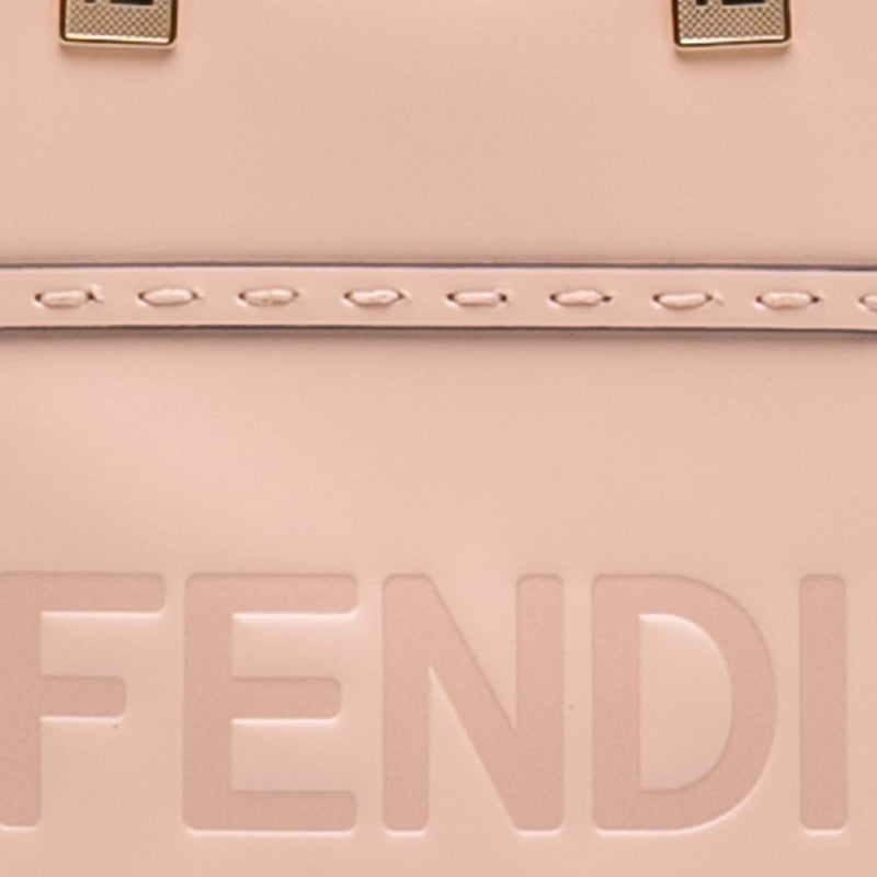 Mini Leather Sunshine Shopper Tote - Image 7