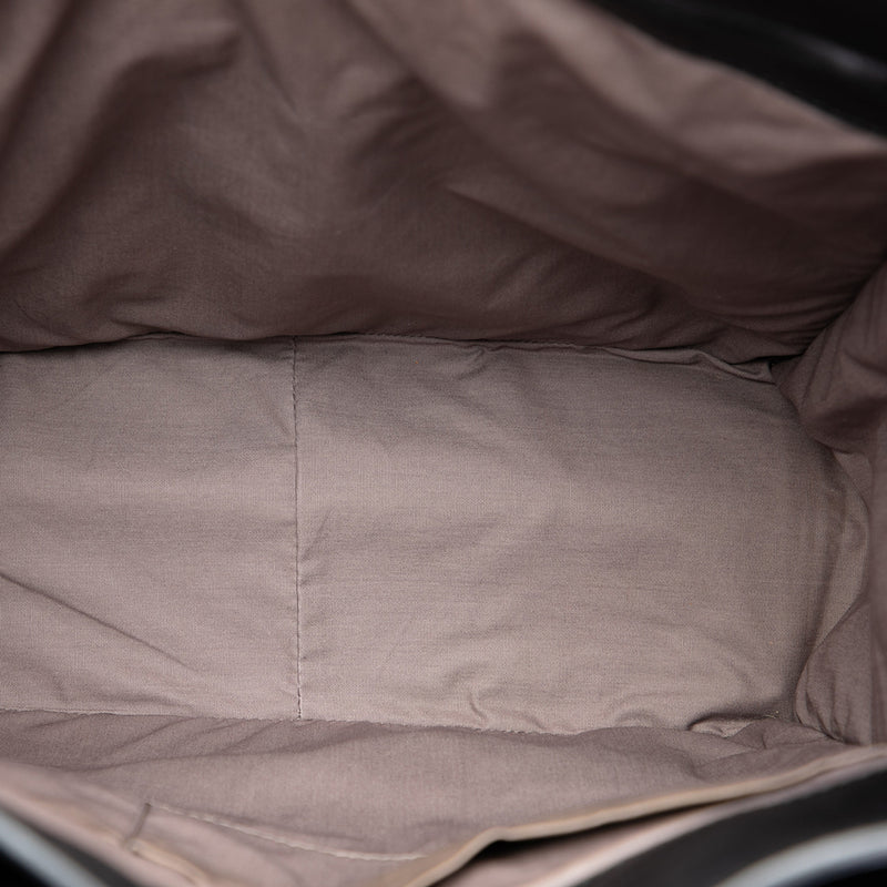 Intrecciato Trimmed Leather Oculus Tote - Image 4