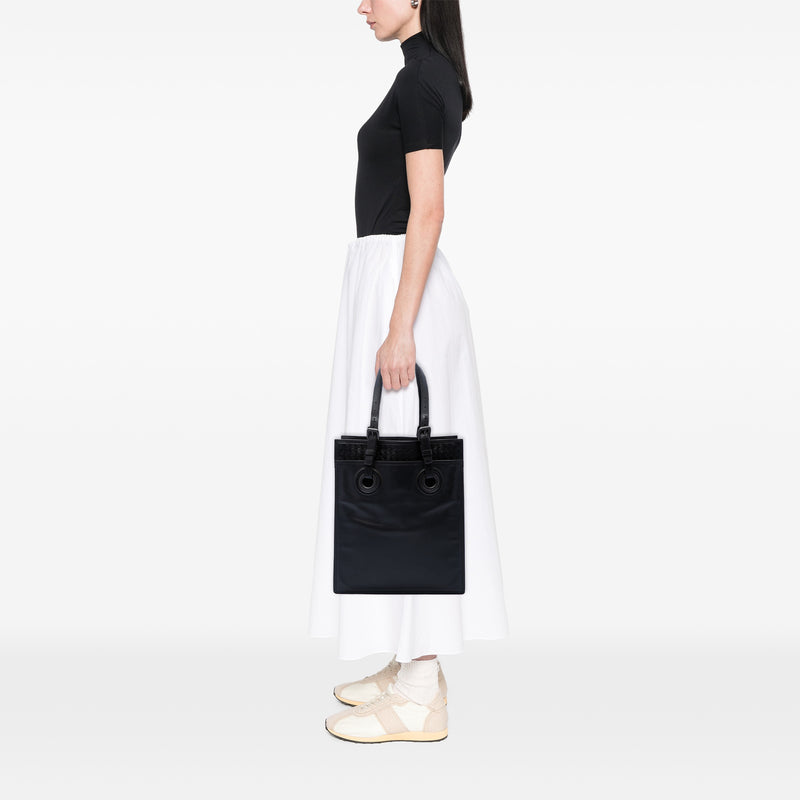 Intrecciato Trimmed Leather Oculus Tote - Image 6