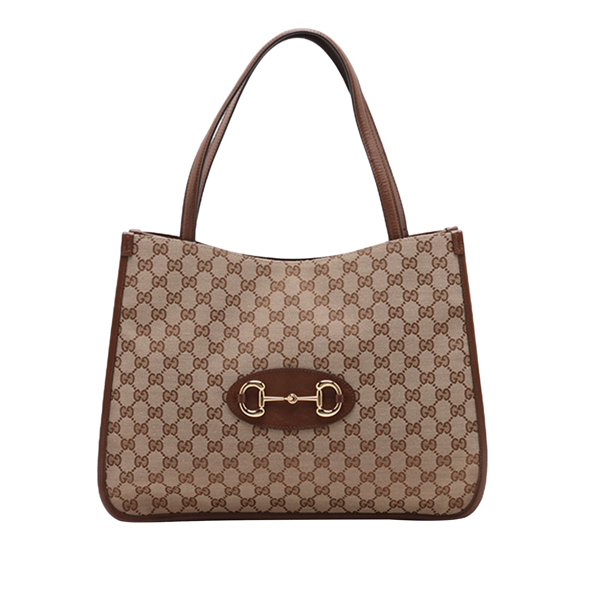 Medium GG Canvas Horsebit 1955 Tote - Image 1