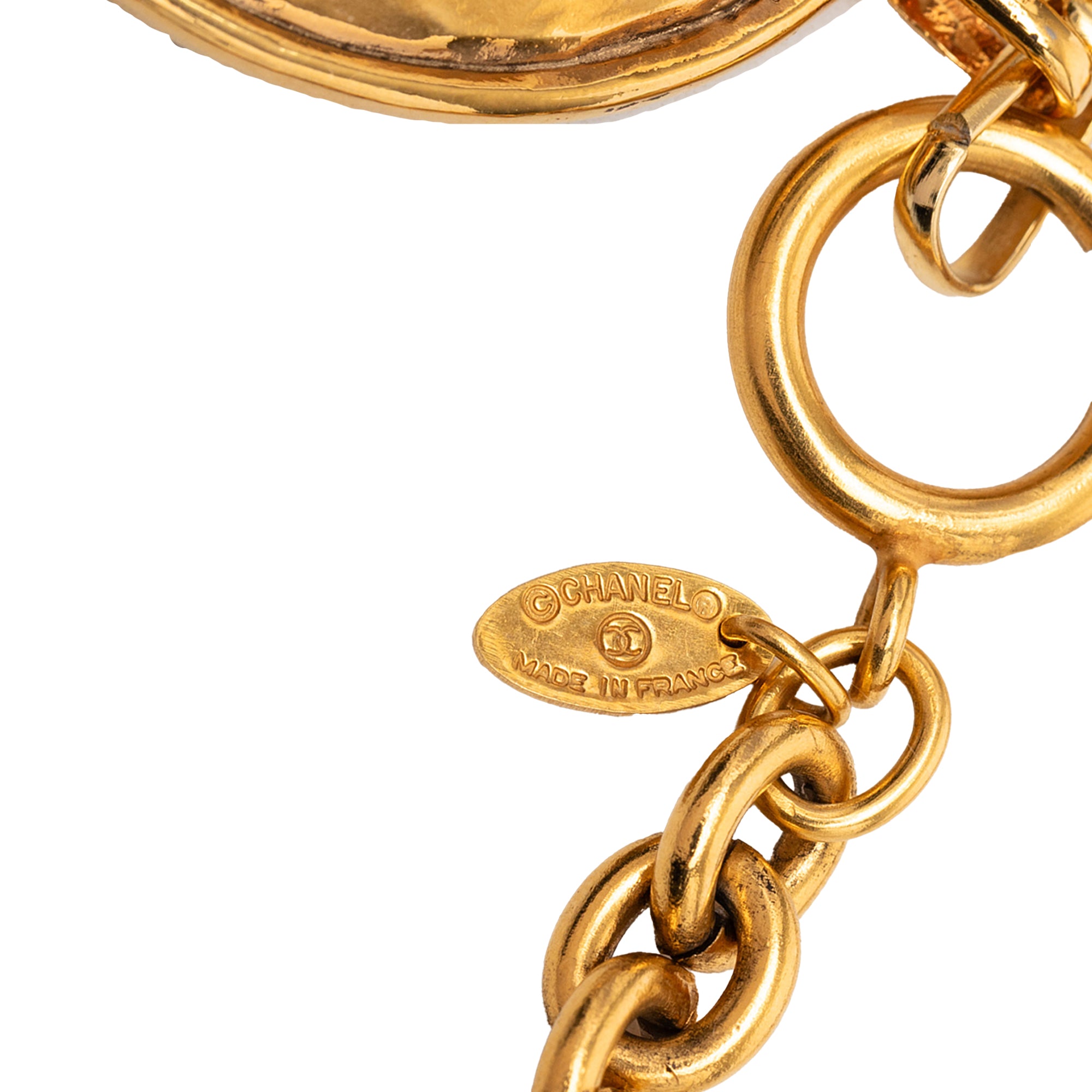 Gold Plated 31 Rue Cambon Medallion Pendant Necklace - Image 5