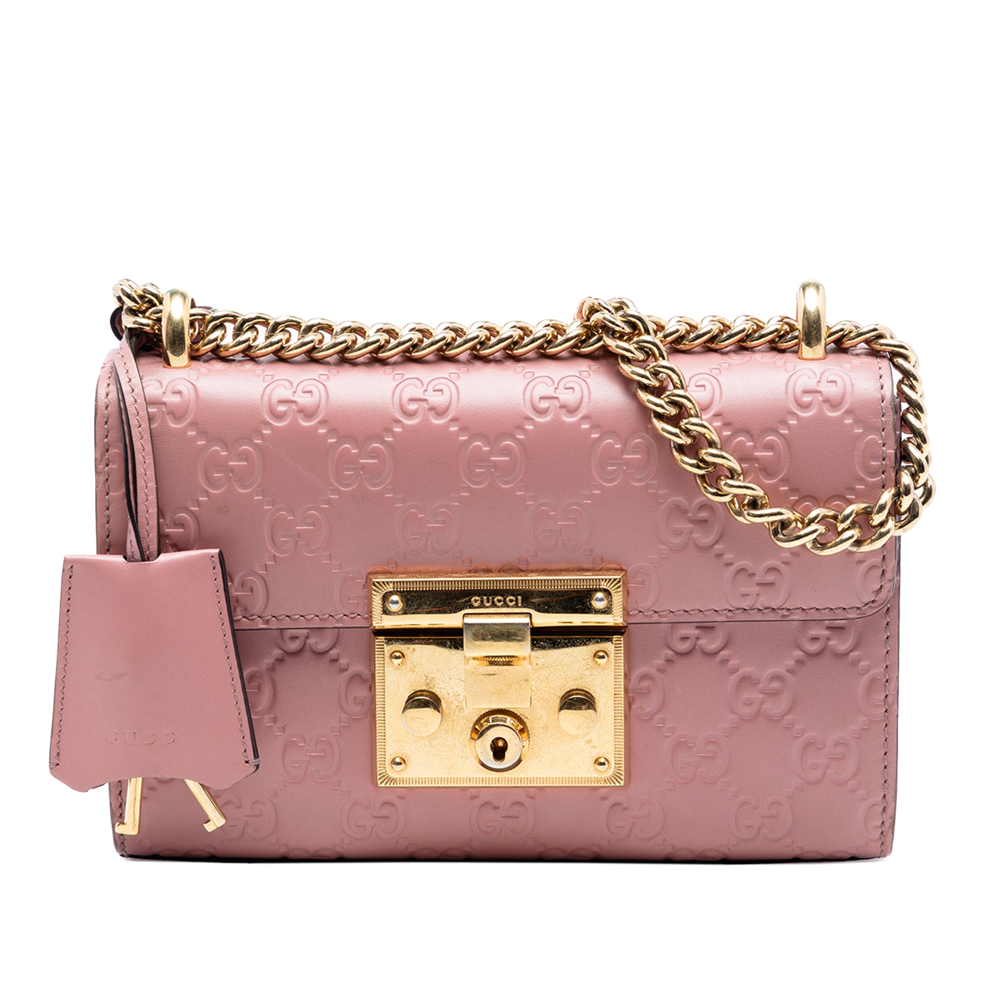 Small Guccissima Padlock Crossbody - Image 1