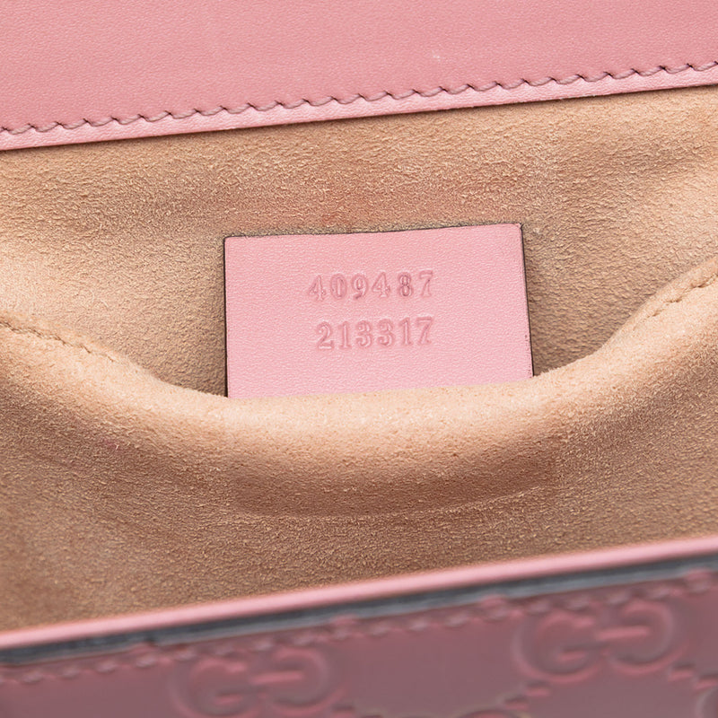 Small Guccissima Padlock Crossbody - Image 6
