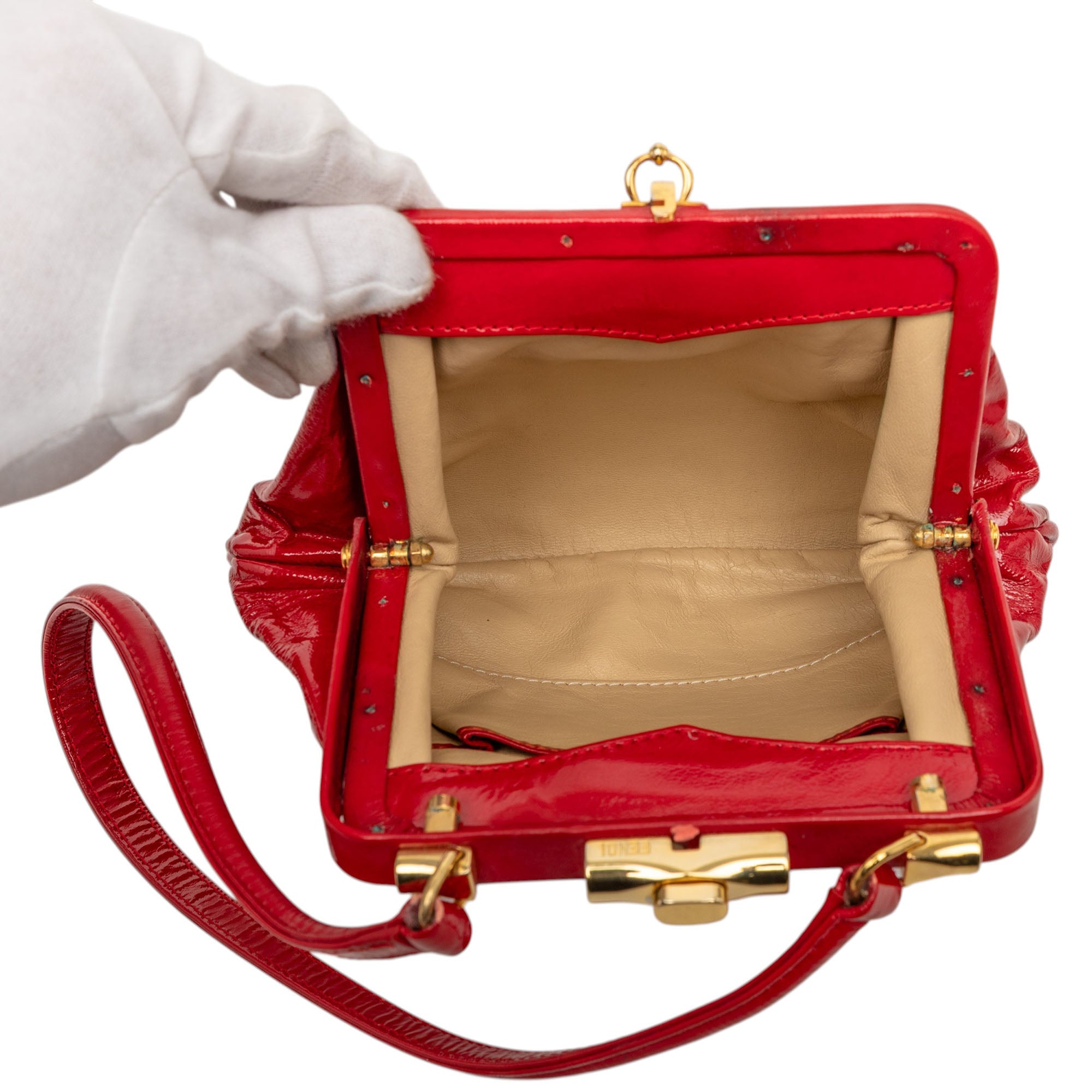Patent Frame Shoulder Bag - Image 4