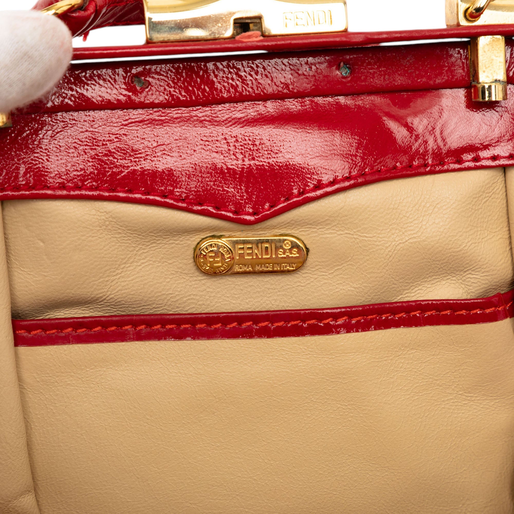 Patent Frame Shoulder Bag - Image 5