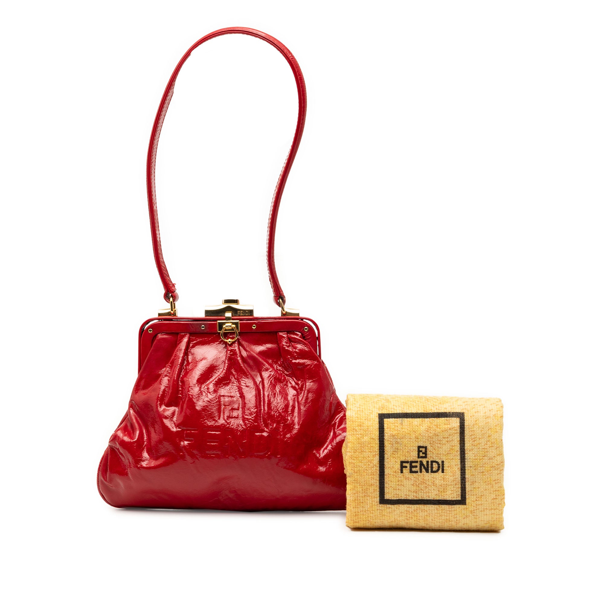 Patent Frame Shoulder Bag - Image 9