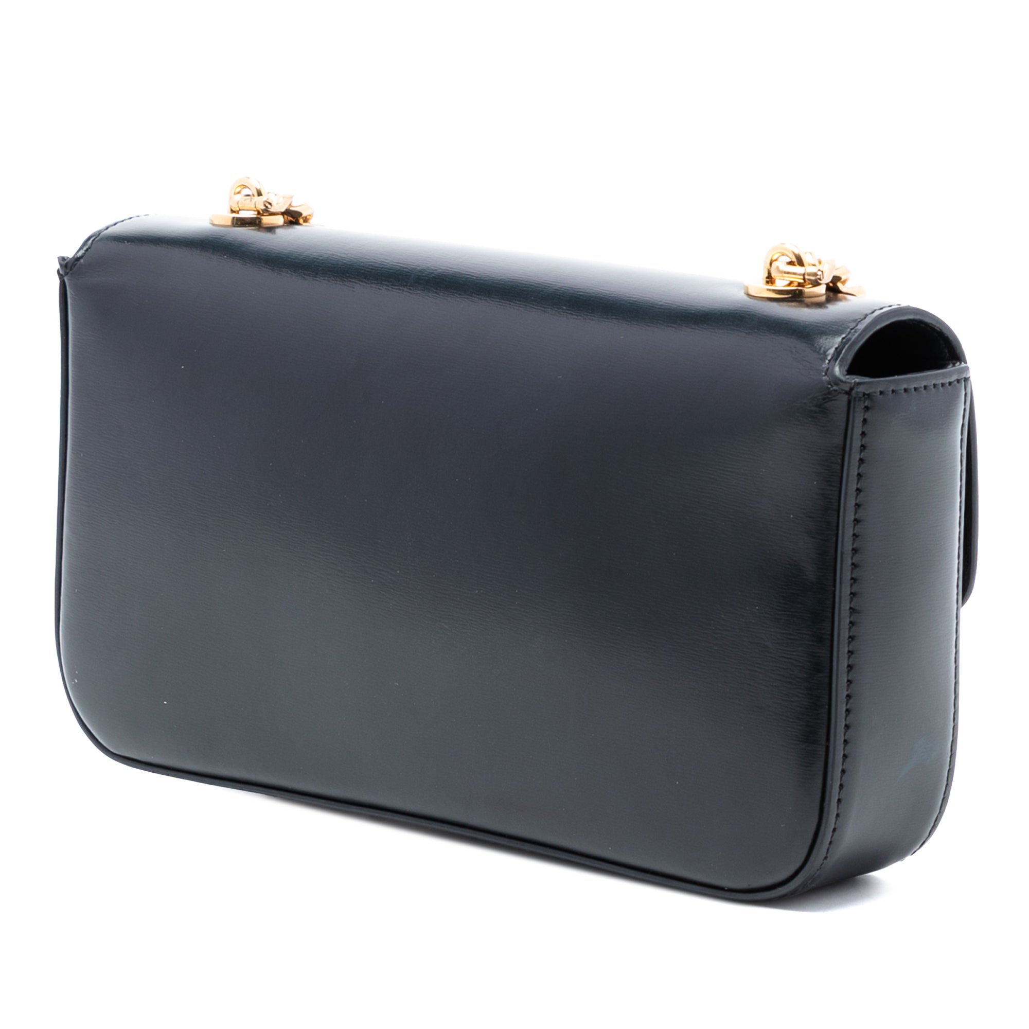 Smooth Calfskin Cuir Triomphe Chain Shoulder Bag - Image 2