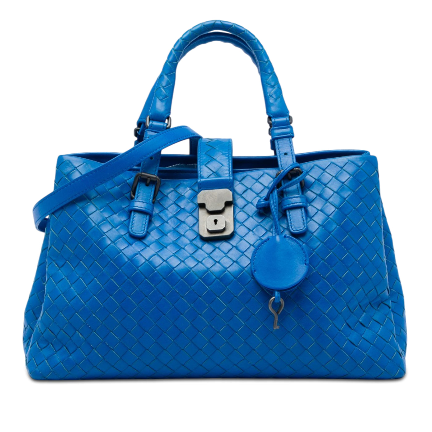 Small Nappa Intrecciato Roma Satchel - Image 1