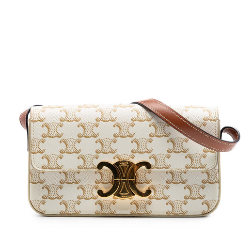 Triomphe Coated Canvas Claude Shoulder Bag - Image 1
