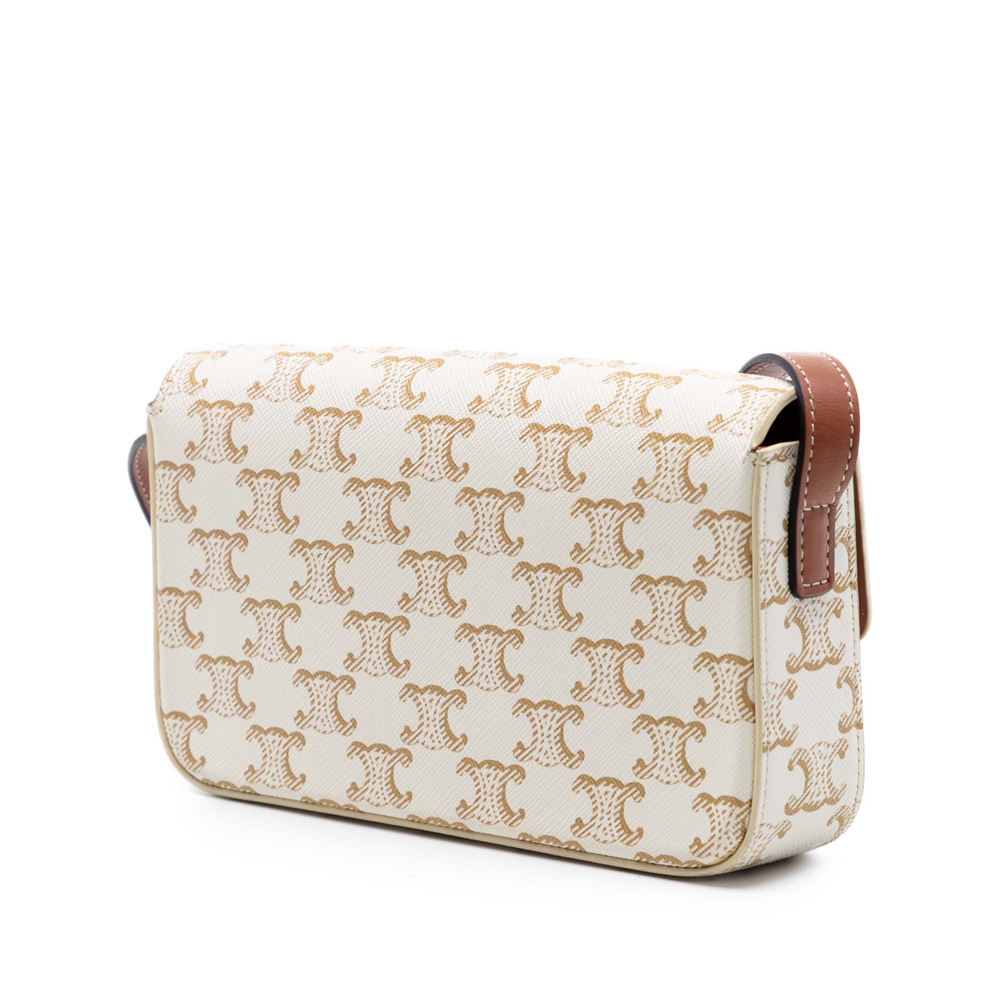 Triomphe Coated Canvas Claude Shoulder Bag - Image 2