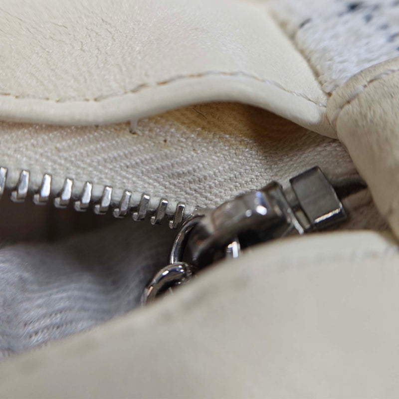 Tweed and Resin Zipped Shopping Bag - Image 11