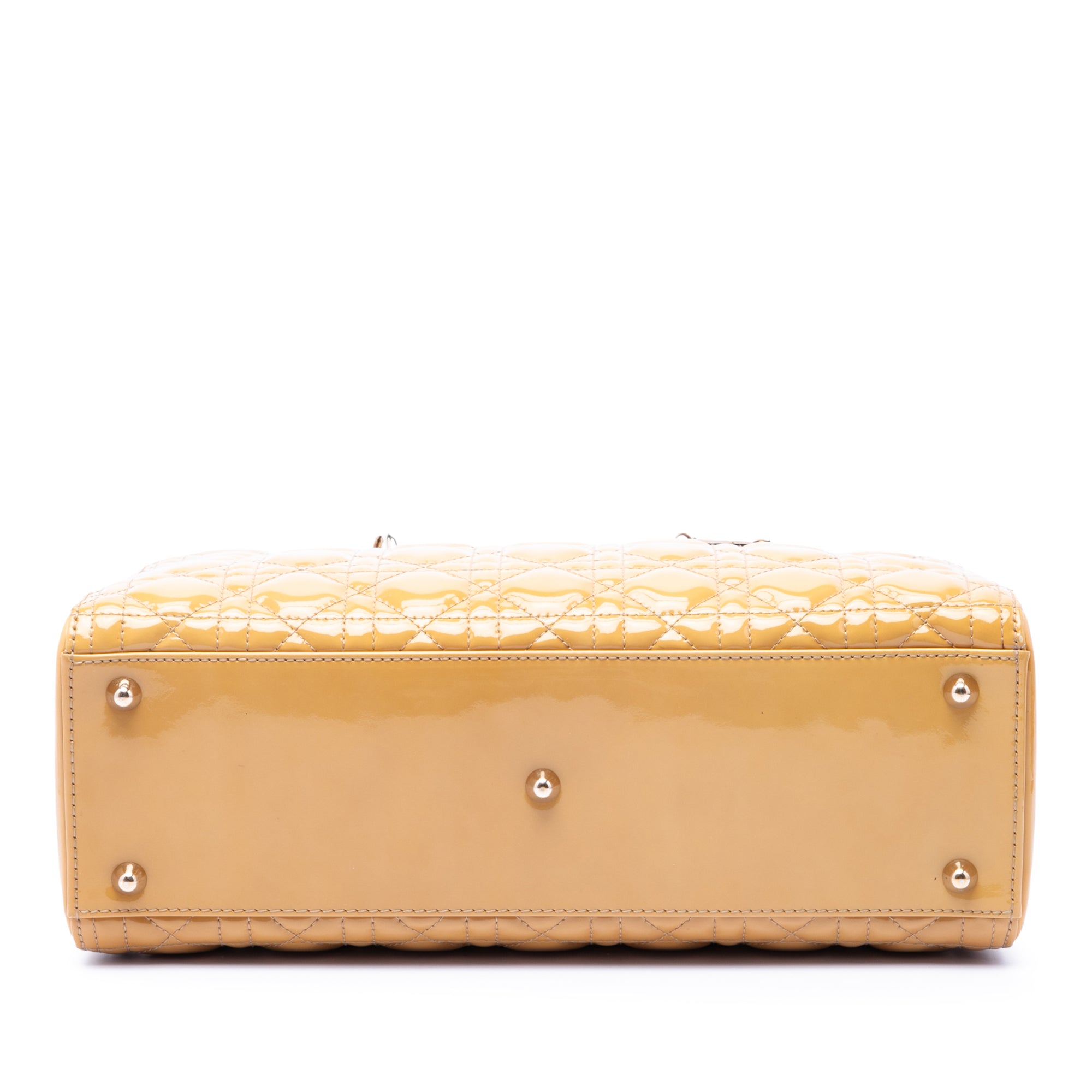 Large Patent Cannage Lady Dior - Image 3