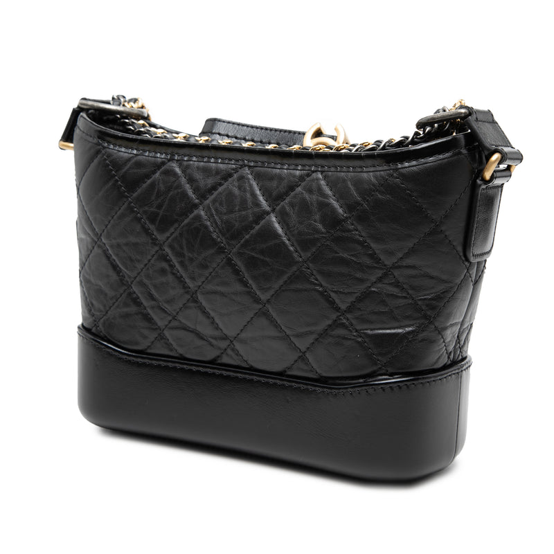 Small Quilted Aged Calfskin Gabrielle Hobo - Image 2