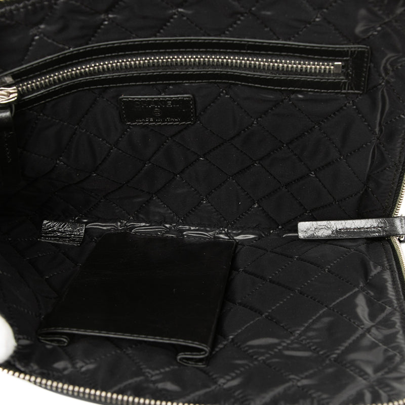Distressed Calfskin Je Ne Suis Pas En Solde Clutch - Image 4