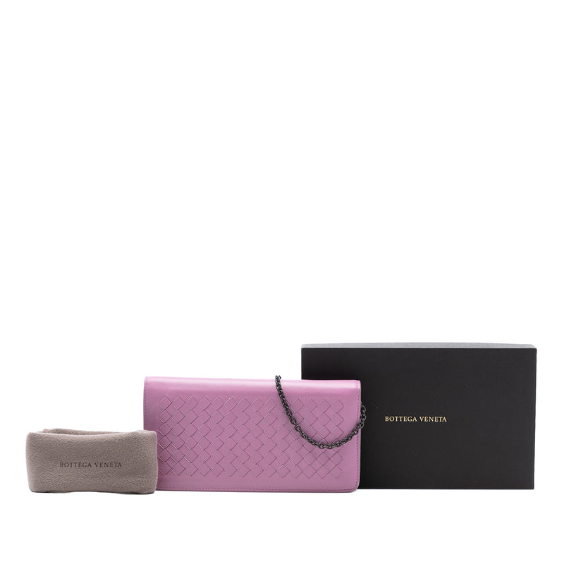 Nappa Intrecciato Continental Wallet on Chain - Image 8