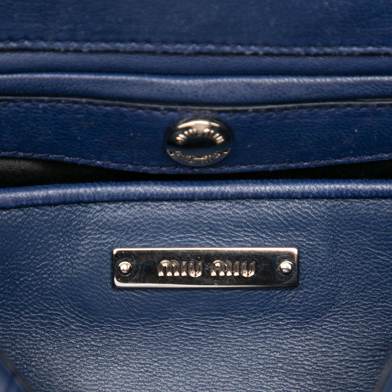 Matelasse Nappa Crystal Frame Flap Satchel - Image 5