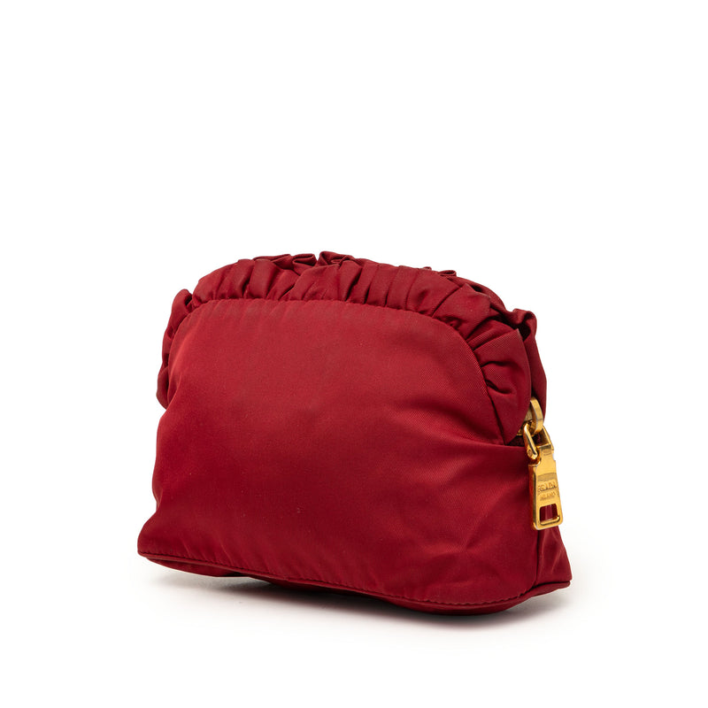 Tessuto Ruffle Cosmetic Pouch - Image 2