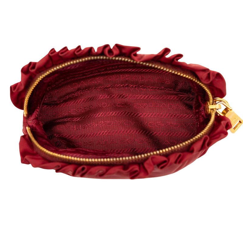 Tessuto Ruffle Cosmetic Pouch - Image 4