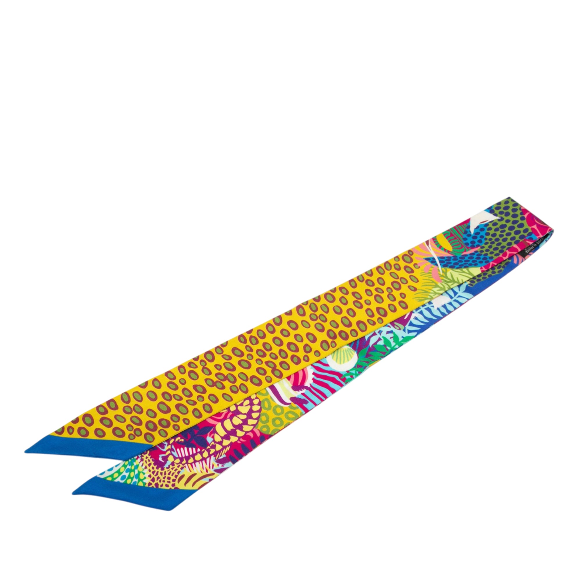 Under the Waves Twilly Silk Scarf - Image 2