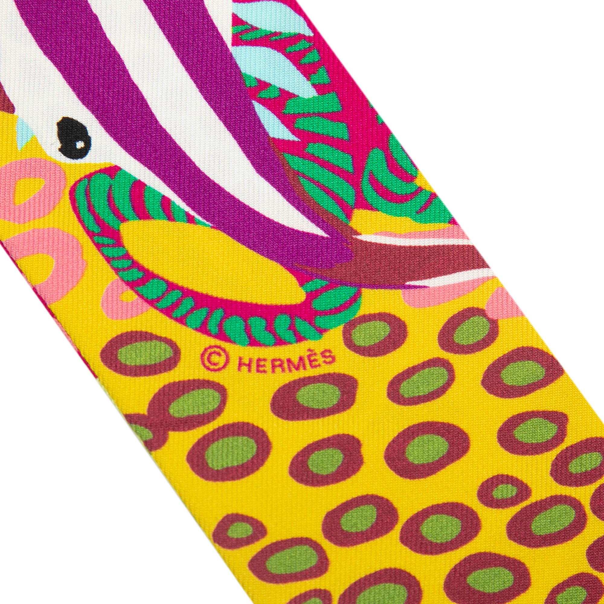Under the Waves Twilly Silk Scarf - Image 5