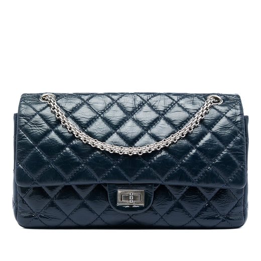 Quilted Crinkled Patent Reissue 2.55 Double Flap 226 - Image 1