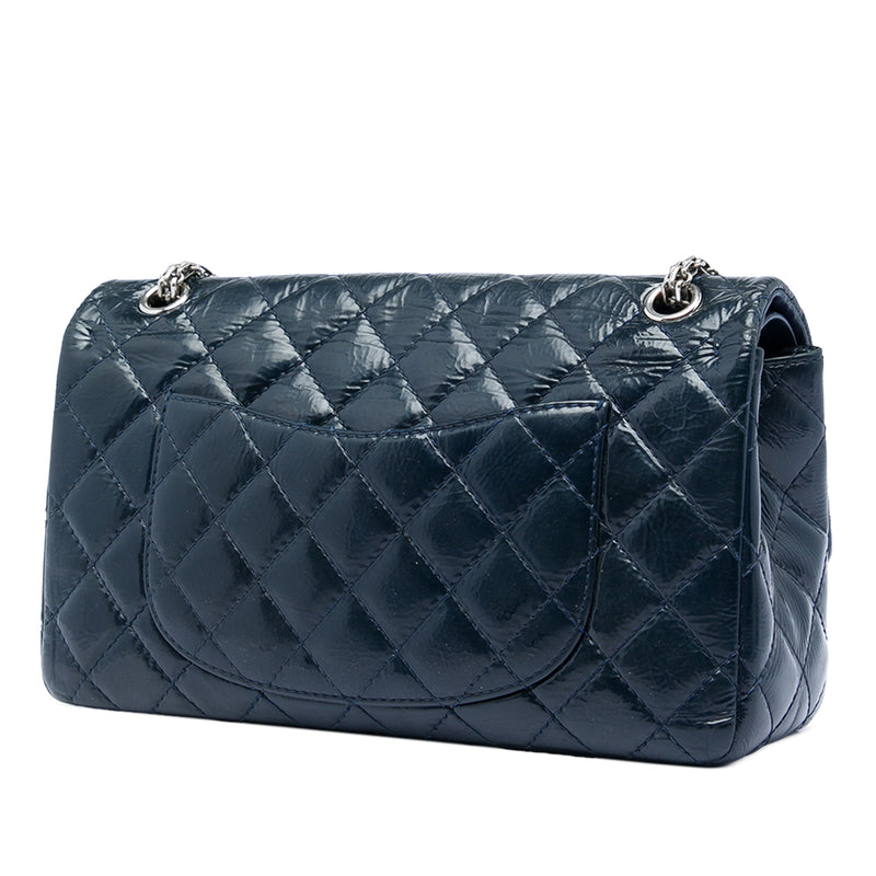Quilted Crinkled Patent Reissue 2.55 Double Flap 226 - Image 2
