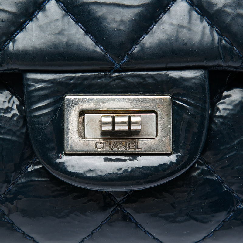 Quilted Crinkled Patent Reissue 2.55 Double Flap 226 - Image 5