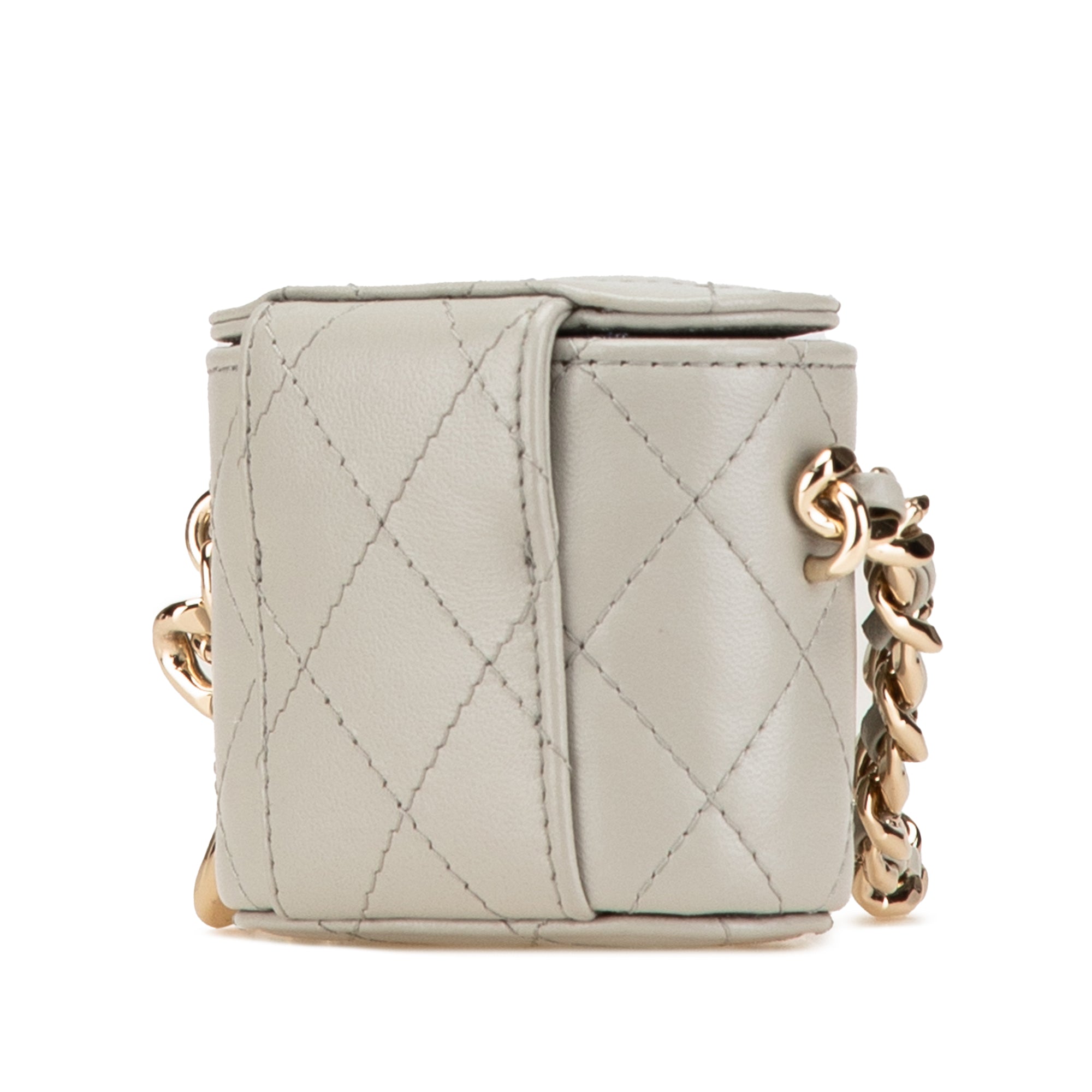 Mini Lambskin Elegant Chain Vanity Case - Image 2