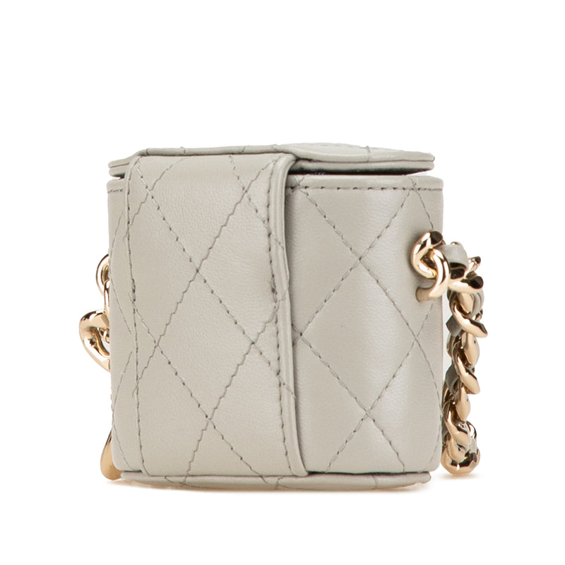 Mini Lambskin Elegant Chain Vanity Case - Image 2