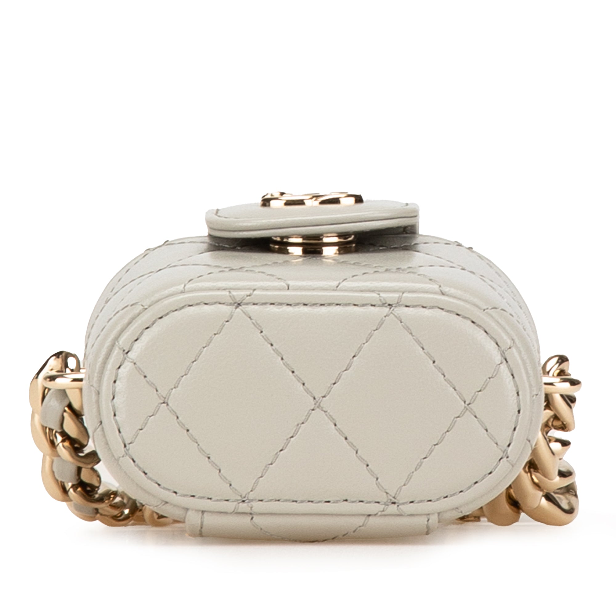 Mini Lambskin Elegant Chain Vanity Case - Image 3