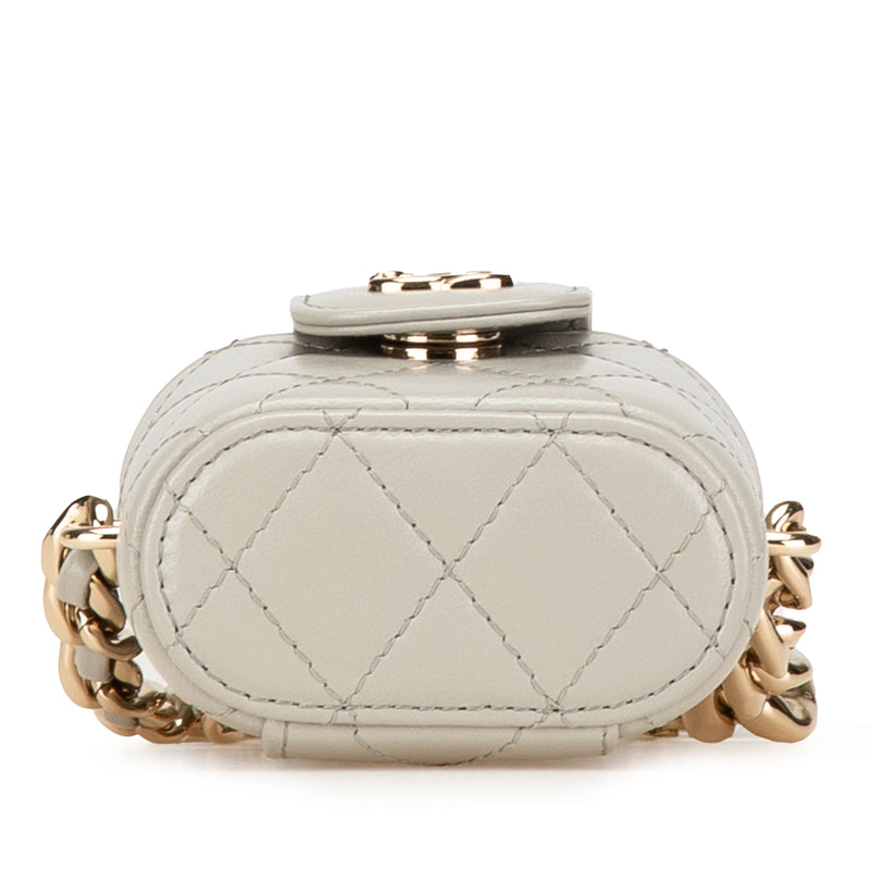 Mini Lambskin Elegant Chain Vanity Case - Image 3