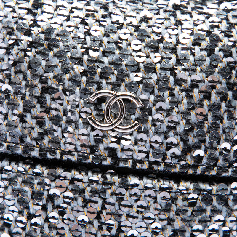 CC Tweed and Sequin Chain Around Phone Holder - Image 5