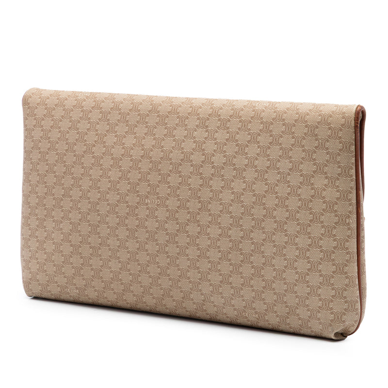 Macadam Coated Canvas Clutch - Image 2