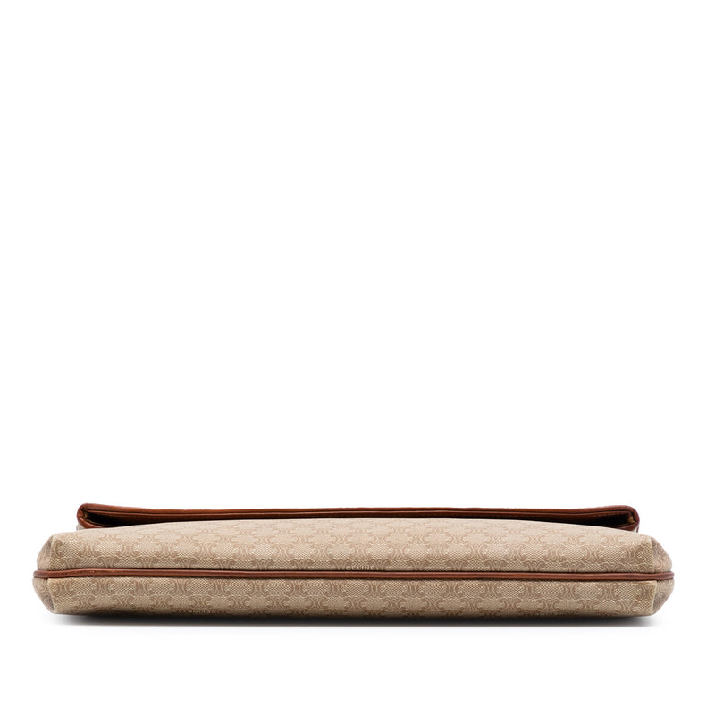 Macadam Coated Canvas Clutch - Image 3