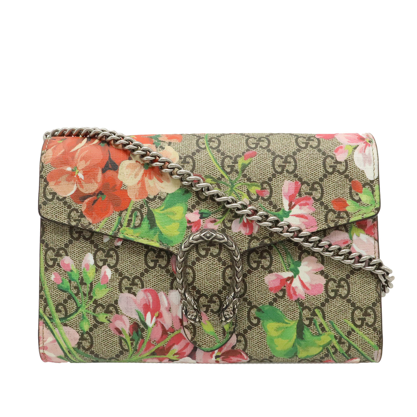 GG Supreme Blooms Dionysus Wallet on Chain - Image 1
